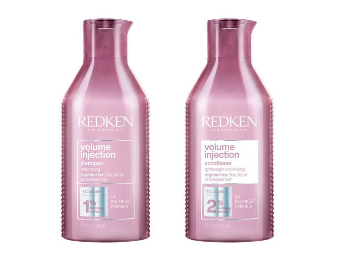 Redken Volume Injection Shampoo & Conditioner 300ml Duo - Salon Warehouse