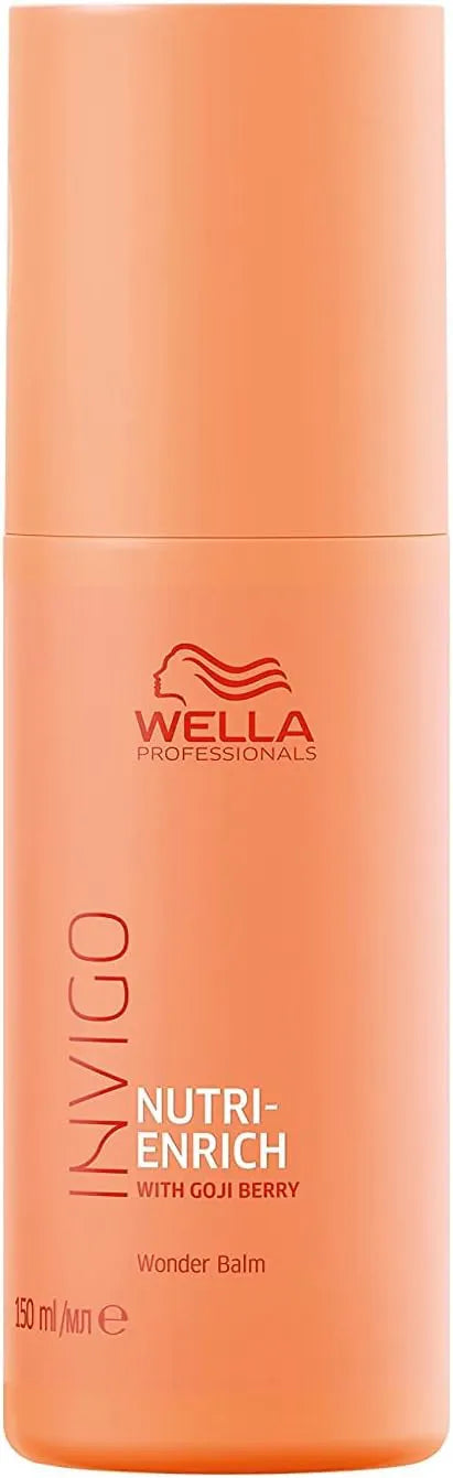 Wella Invigo Nutri-Enrich Deep Nourishing Shampoo 250ml, Conditioner 200ml & Wonder Balm 150ml Trio Pack - Salon Warehouse