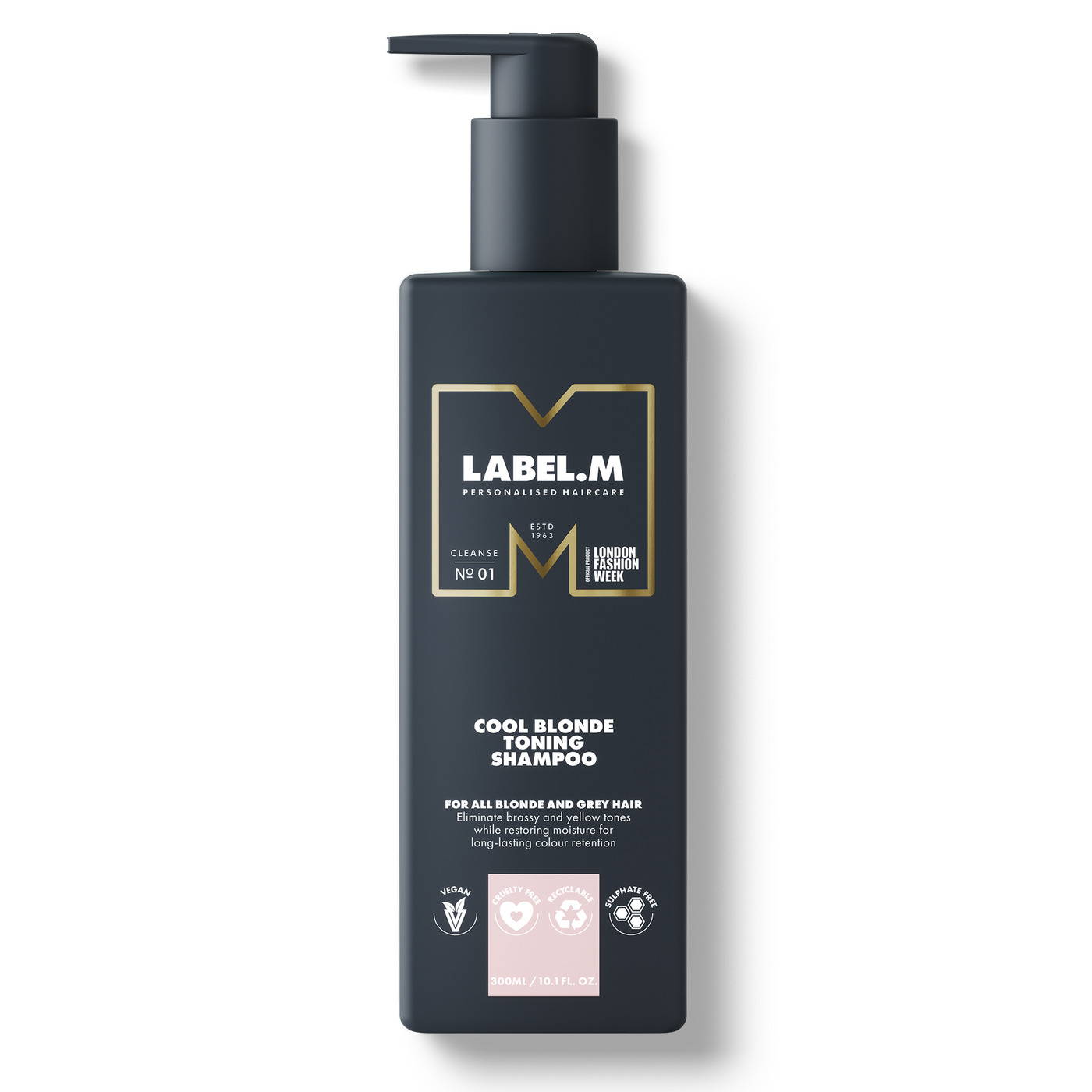 LABEL.M Cool Blonde Toning Shampoo - 300ml