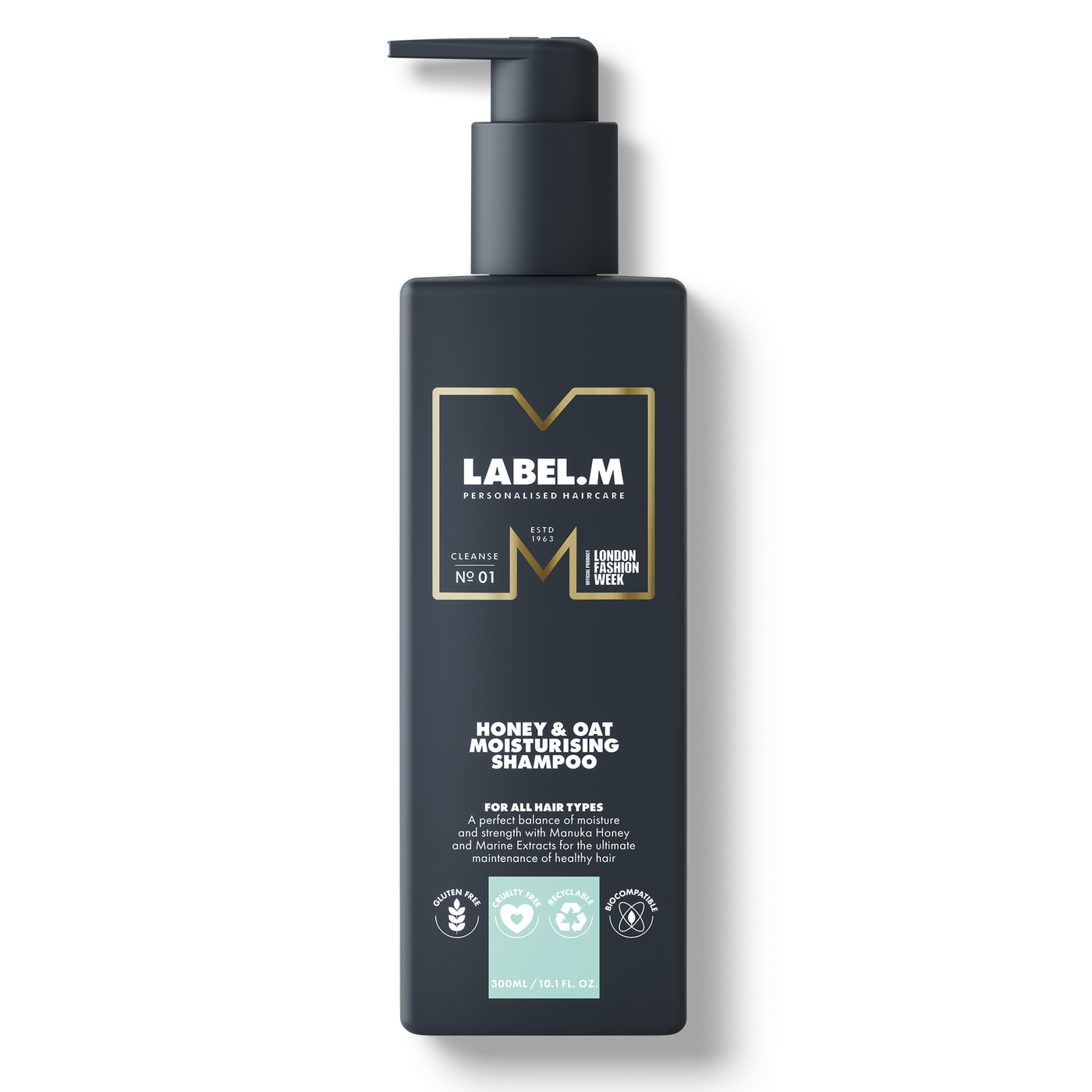 LABEL.M Honey & Oat Moisturising Shampoo - 300ml