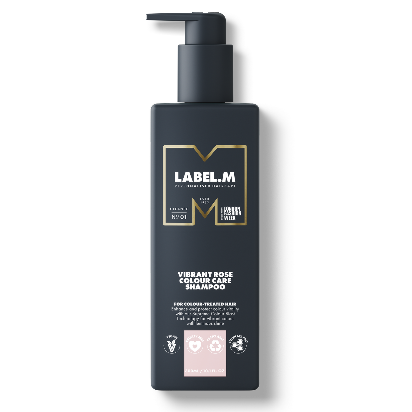 LABEL.M Vibrant Rose Colour Care Shampoo - 300ml