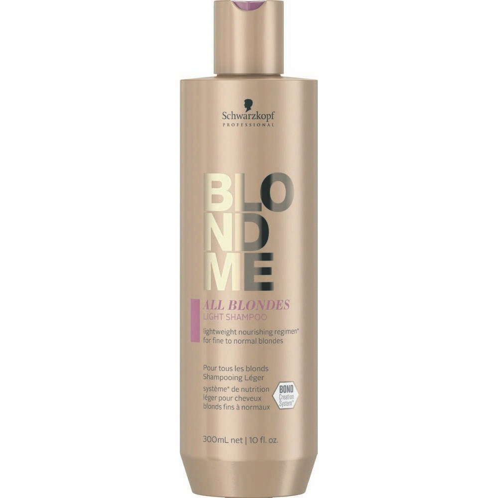 Schwarzkopf Professional BlondMe All Blondes Light Shampoo 300ml - Salon Warehouse 