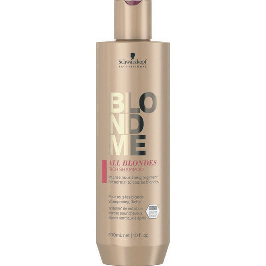 Schwarzkopf Professional Blondme All Blondes Rich Shampoo 300ml - Salon Warehouse 