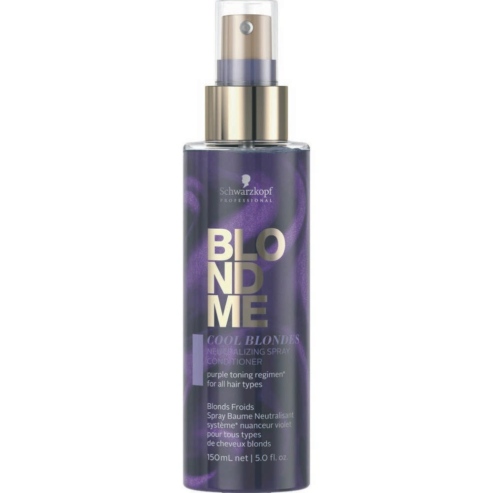 Schwarzkopf Professional Blondme Cool Blondes Neutralising Spray Conditioner 150ml - Salon Warehouse