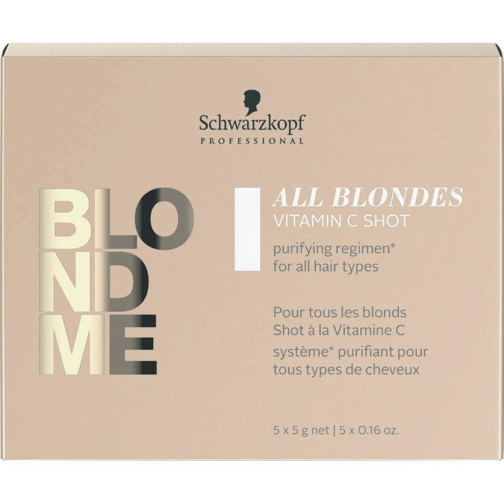 Schwarzkopf Blondme All Blondes Detox Vitamin C Shots 5x5g - Salon Warehouse