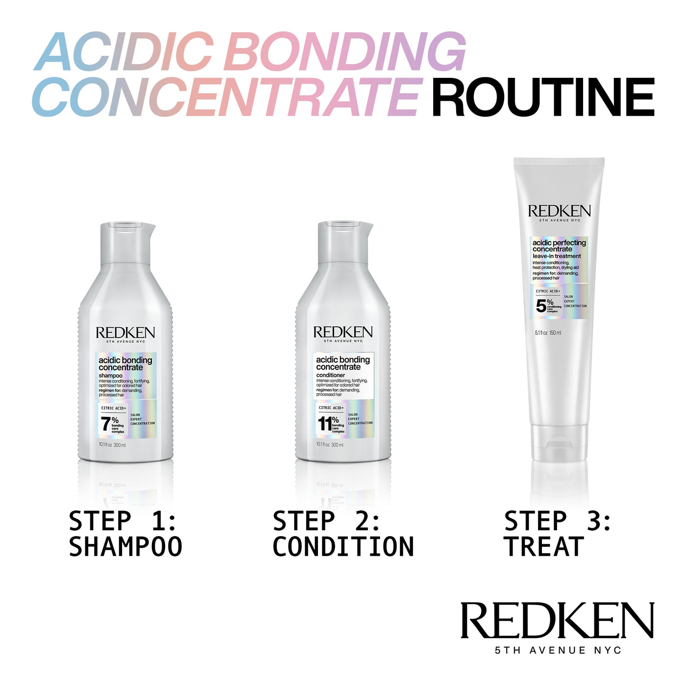 Redken Acidic Bonding Concentrate Shampoo 300ml - Salon Warehouse