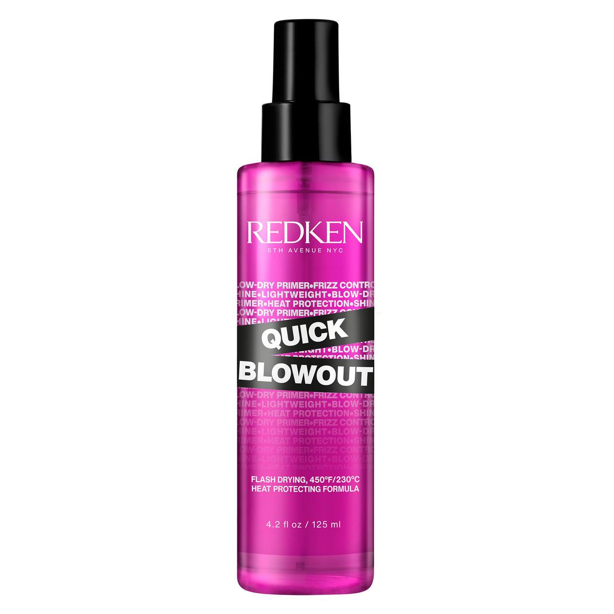 Redken Quick Blowout Lightweight Blow Dry Primer Spray 125ml - Salon Warehouse