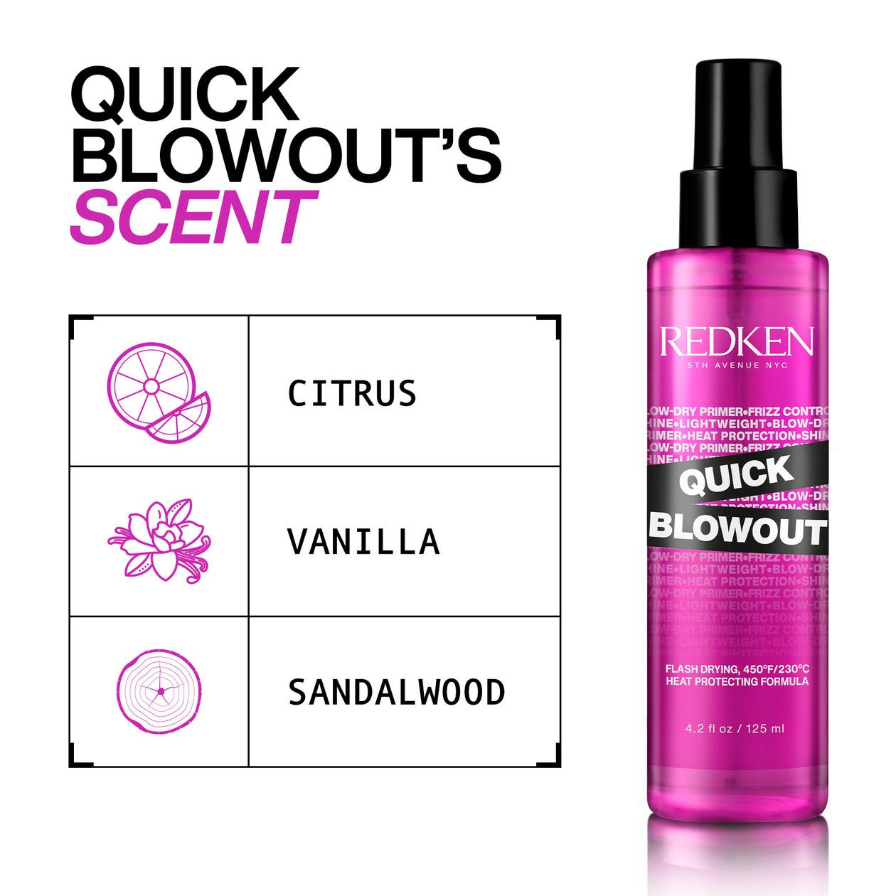 Redken Quick Blowout Lightweight Blow Dry Primer Spray 125ml - Salon Warehouse