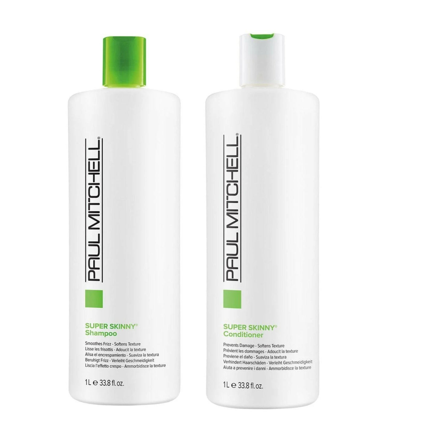 Paul Mitchell Super Skinny Shampoo and Conditioner 1000ml Duo
