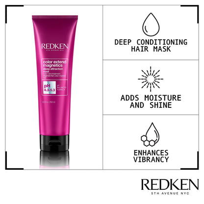 Redken Color Extend Magnetics Deep Attraction Mask 250ml - Salon Warehouse