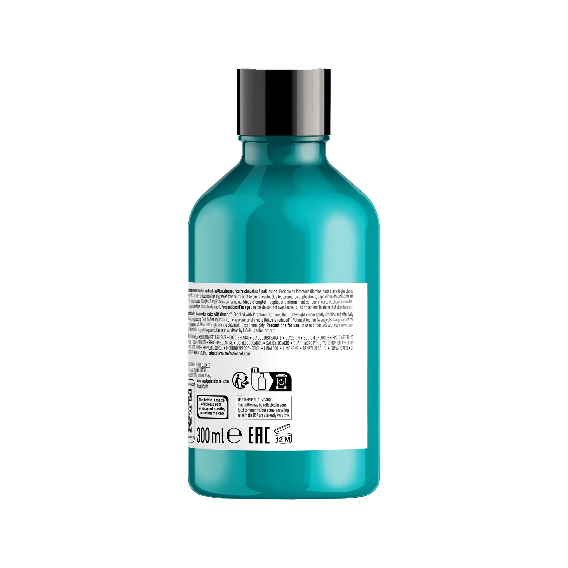 L'Oréal Professionnel Scalp Advanced Dandruff Shampoo 300ml