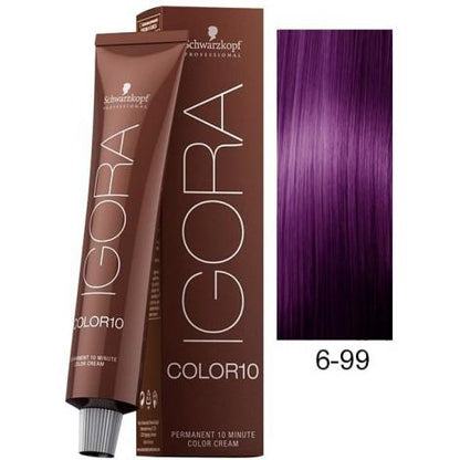 Schwarzkopf Professional Igora Color10 Permanent 10 Minute Color Creme 60ml - Salon Warehouse