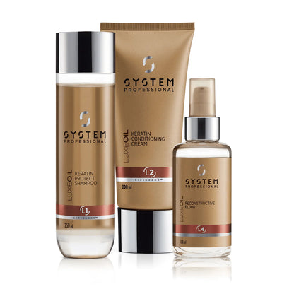 System Professional Luxe Oil Keratin Trio