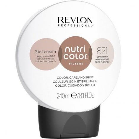 REVLON PROFESSIONAL NUTRI COLOR FILTERS 821 SILVER BEIGE 240ml - Salon Warehouse