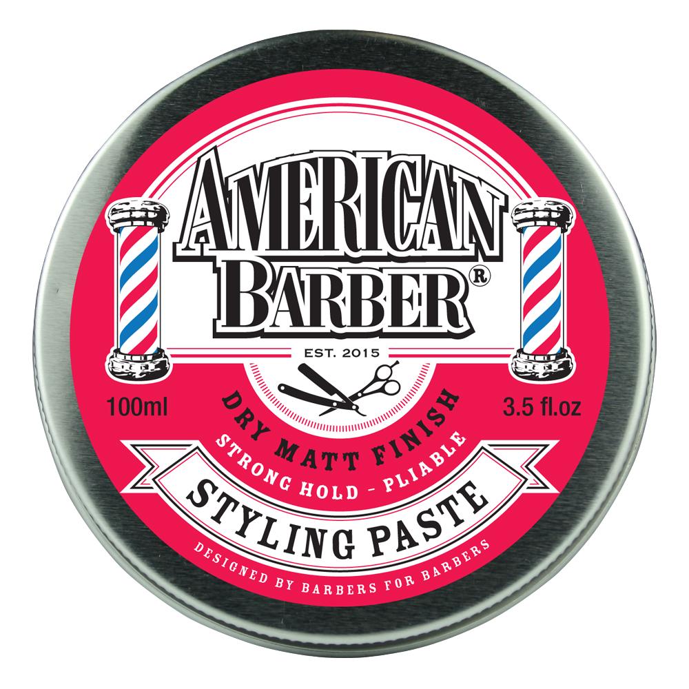 American Barber Styling Paste 100ml - Salon Warehouse