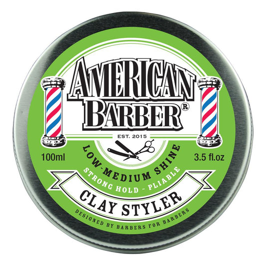 American Barber Clay Styler 100ml - Salon Warehouse