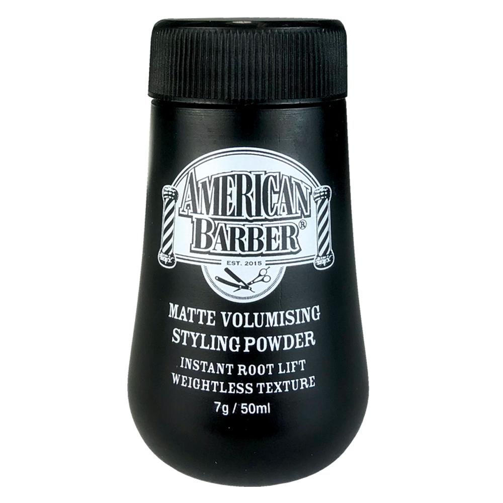 American Barber Matte Volumising Styling powder 7g - Salon Warehouse
