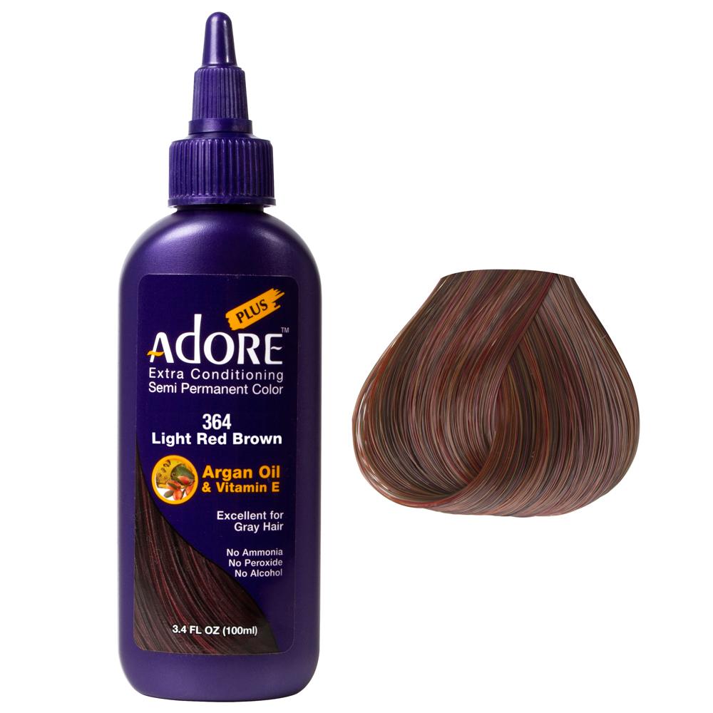 Adore Plus Semi Permanent Color Light Red Brown - Salon Warehouse