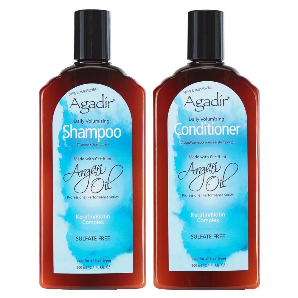 Agadir Volumizing Shampoo & Conditioner Duo 366ml - Salon Warehouse