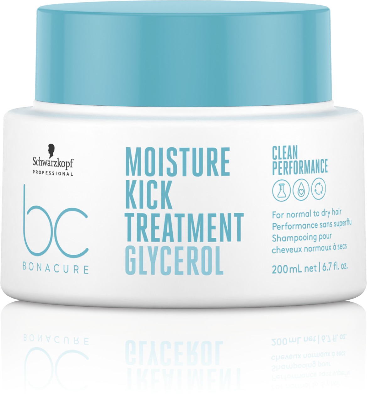 Schwarzkopf Professional Bonacure Clean Performance Moisture Kick Treatment 200ml - Salon Warehouse