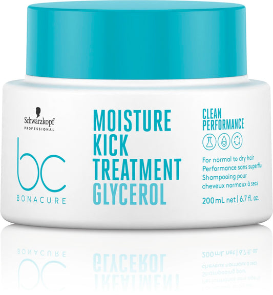 Schwarzkopf Professional Bonacure Clean Performance Moisture Kick Treatment 200ml - Salon Warehouse