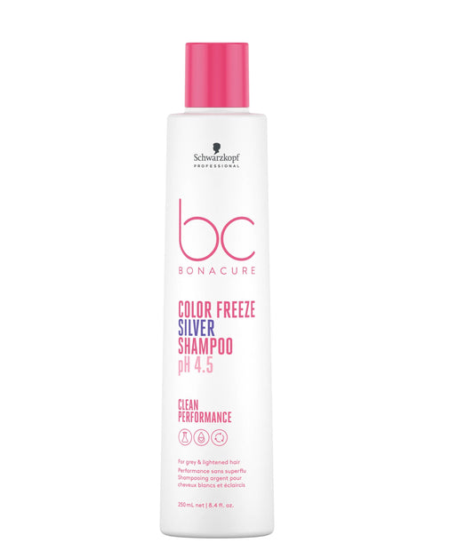 Schwarzkopf Professional Bonacure Clean Performance Ph 4.5 Color Freeze Silver Shampoo 250ml - Salon Warehouse