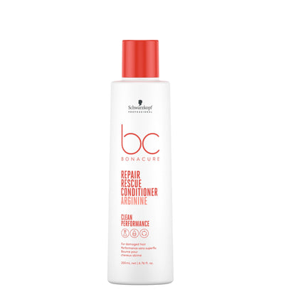 Schwarzkopf Professional Bonacure Clean Performance Repair Rescue Conditioner 200ml - Salon Warehouse