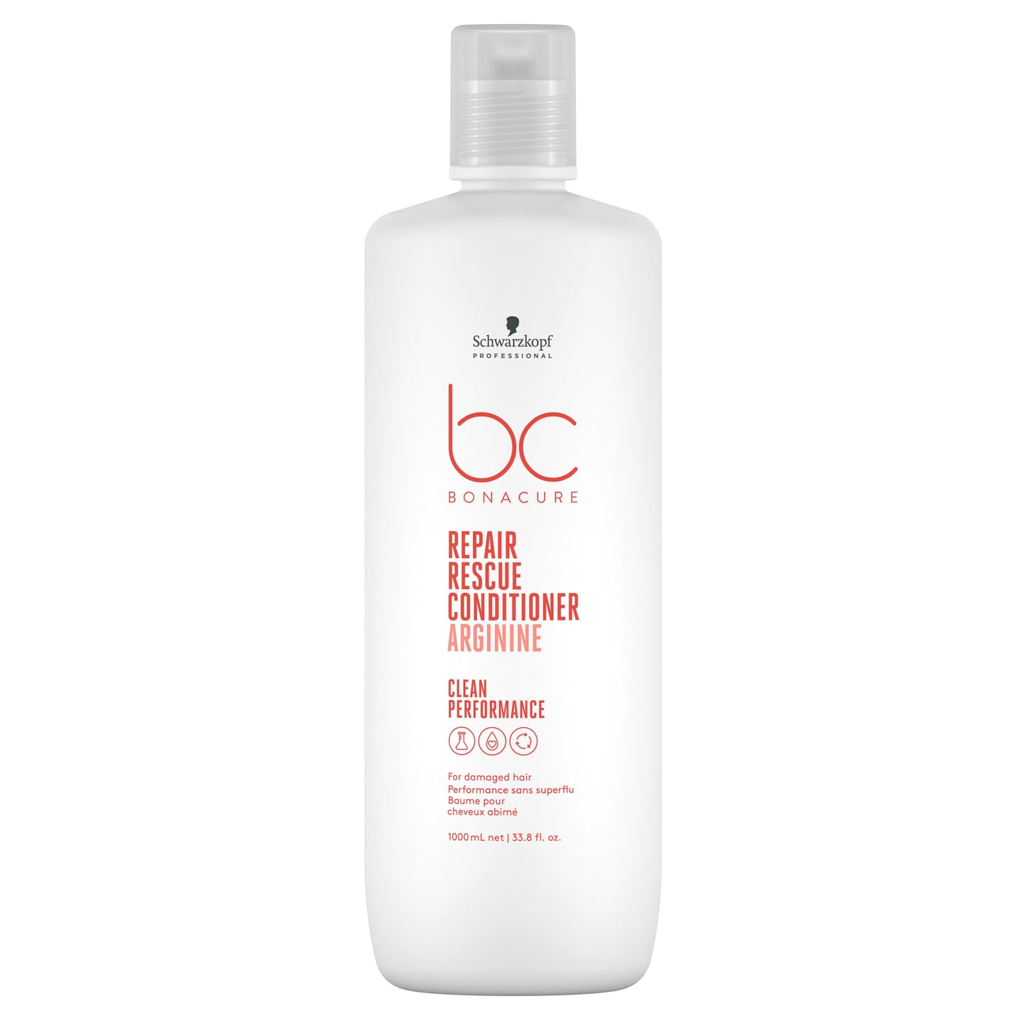 Schwarzkopf Professional Bonacure Clean Performance Repair Rescue Conditioner 1000ml - Salon Warehouse 