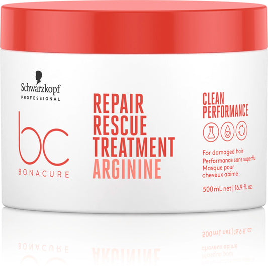 Schwarzkopf Professional Bc Bonacure Clean Performance Repair Rescue Treatment 500ml - Salon Warehouse