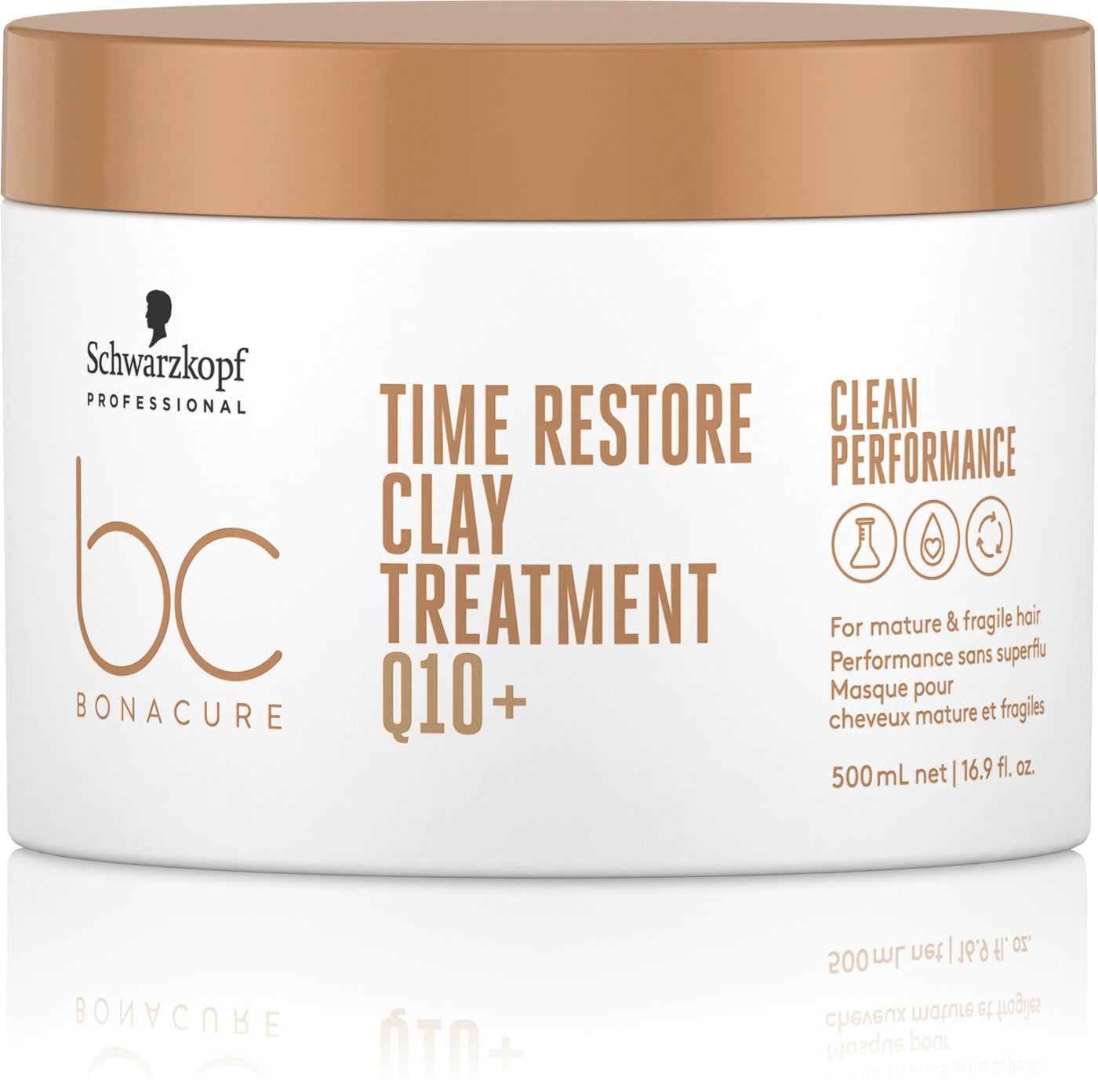 Schwarzkopf BC Bonacure  Q10 + Time Restore Clay Clean Performance Treatment 500ml