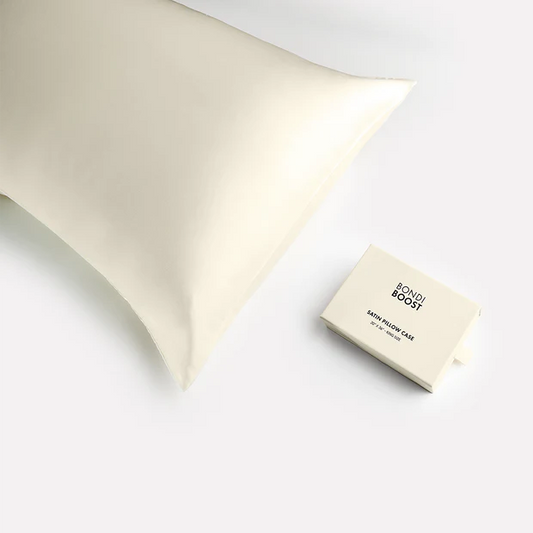 BondiBoost Satin Pillowcase IVORY  (King Size)