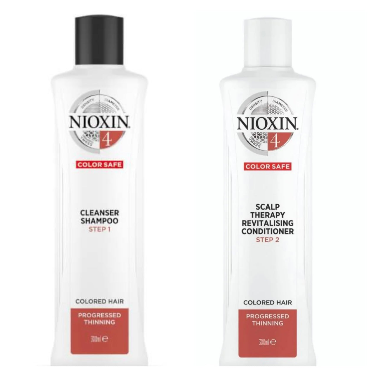 Nioxin System 4 Duo 300ml Shampoo And Conditioner