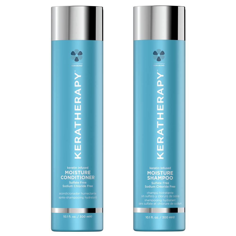 Keratherapy Moisture Shampoo & Conditioner Duo 300ml - Salon Warehouse