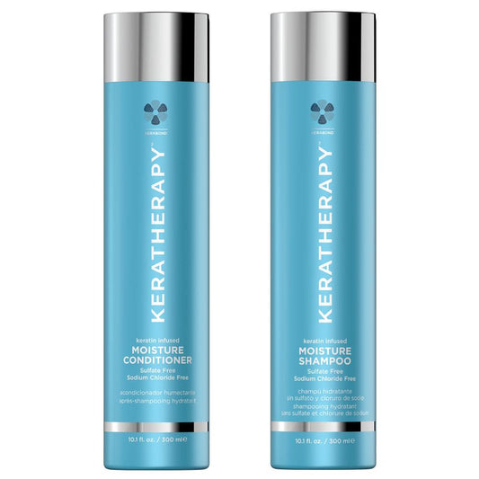 Keratherapy Moisture Shampoo & Conditioner Duo 300ml - Salon Warehouse