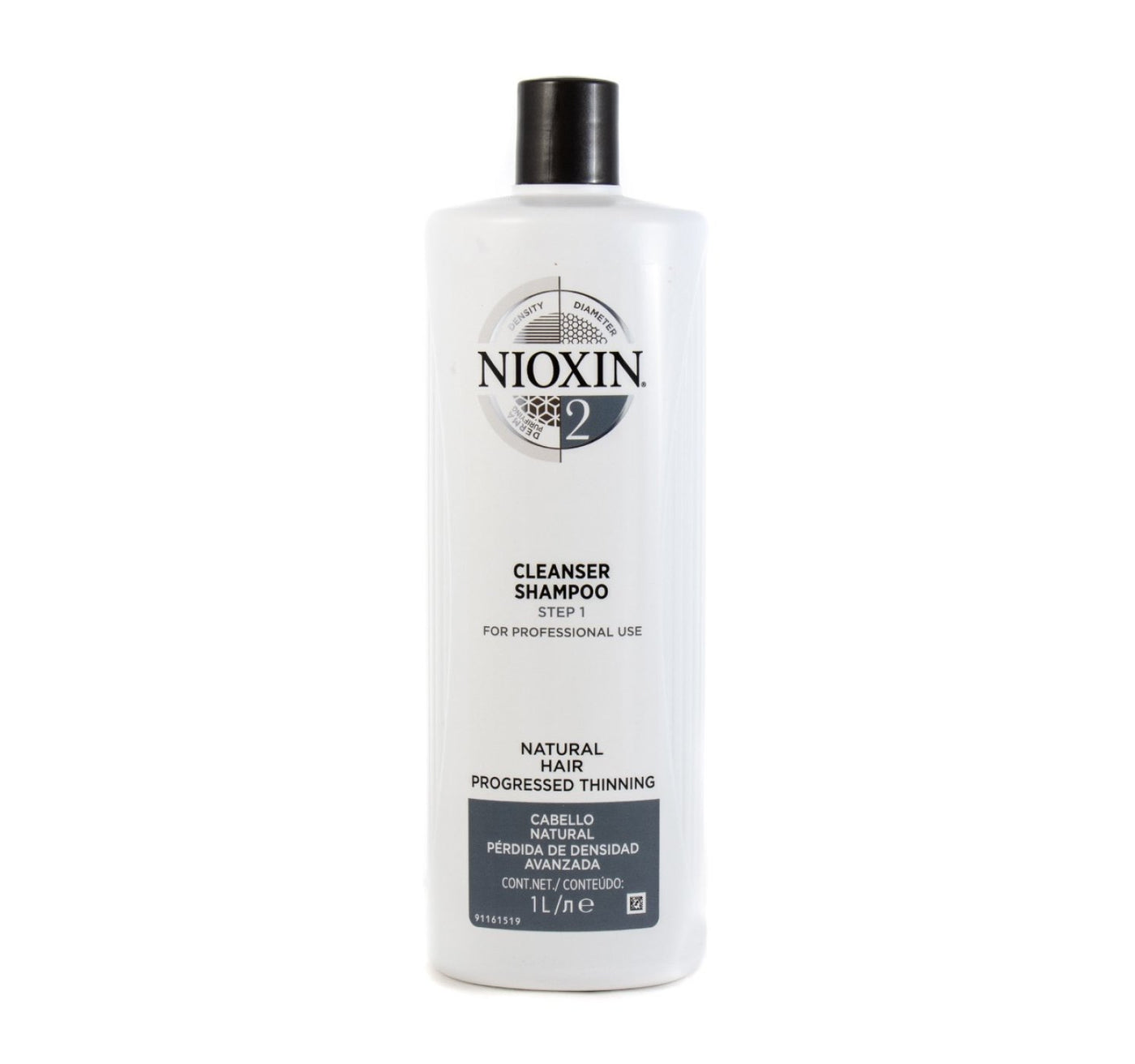 Nioxin System 2 Cleanser Shampoo 1000ml - Salon Warehouse