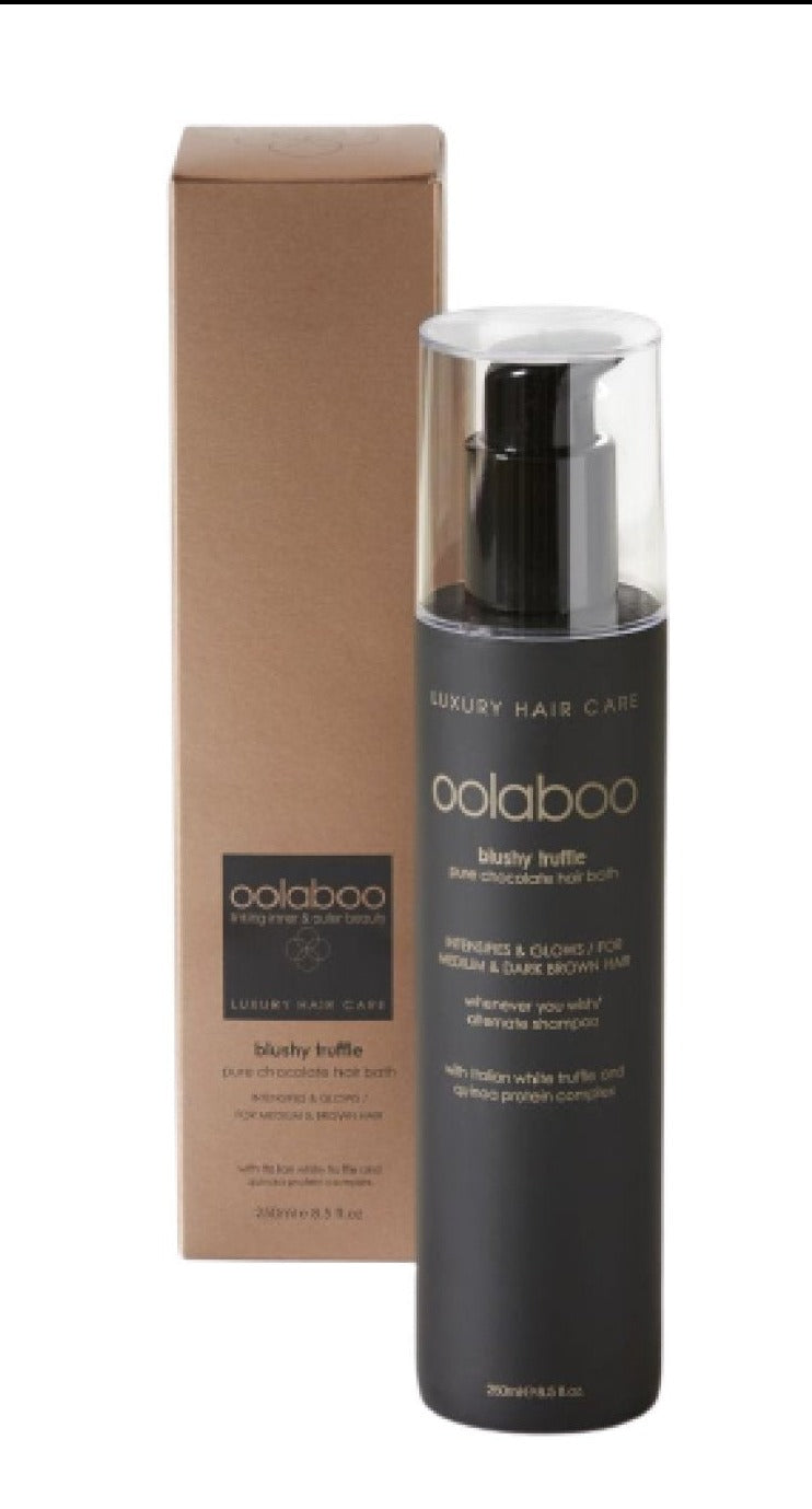 Oolaboo Blushy Truffle Chocolate Hair Bath Shampoo 250 ml - Salon Warehouse