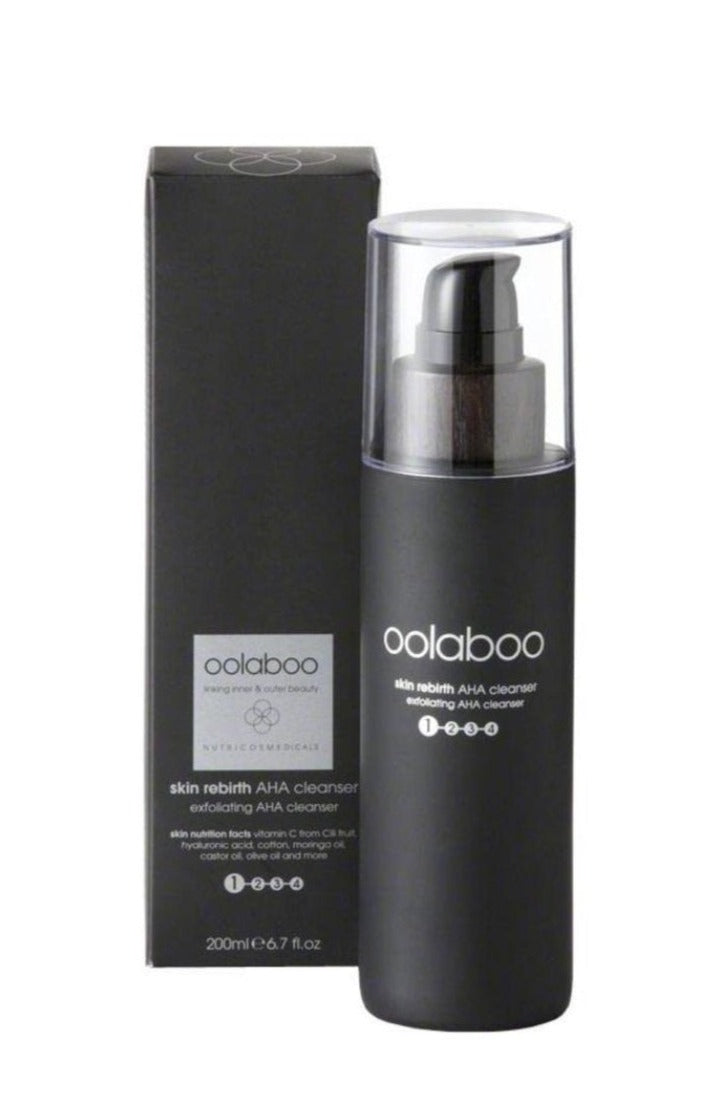 Oolaboo Skin Rebirth Aha Cleanser 200 ml - Salon Warehouse