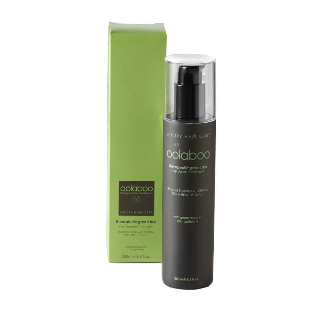 Oolaboo Therapeutic Green Tea Stop Dandruff Hair Bath 250 ml - Salon Warehouse