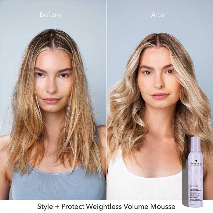 Pureology Style + Protect Weightless Volume Mousse 238g - Salon Warehouse