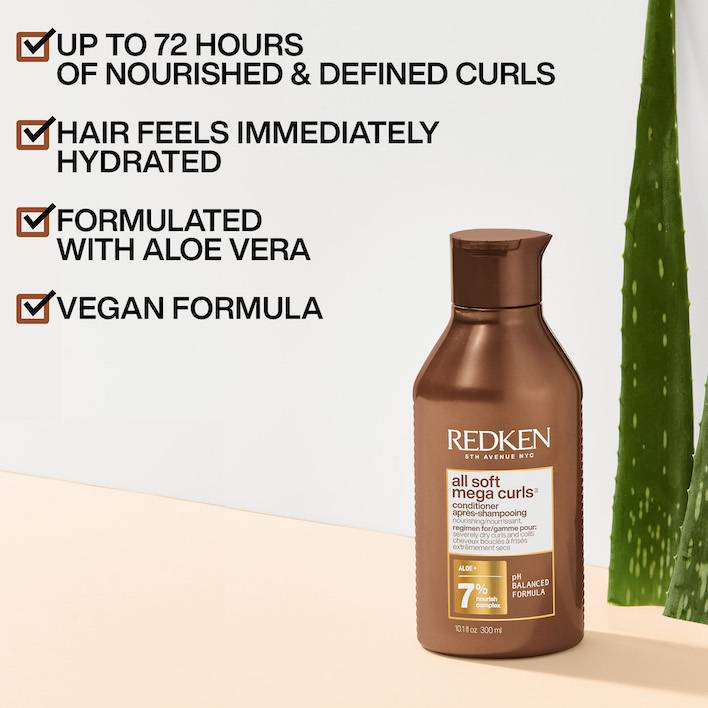 Redken All Soft Mega Curls Conditioner 300ml - Salon Warehouse