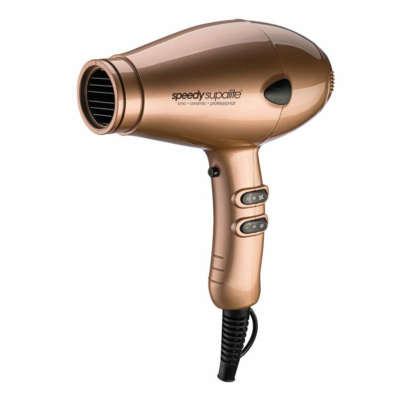 Speedy Supalite Ionic & Ceramic Professional Hairdryer - Gold - Salon Warehouse