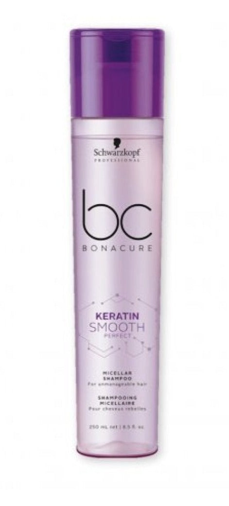 Schwarzkopf BC Bonacure Keratin Smooth Perfect Micellar Shampoo 250ml - Salon Warehouse