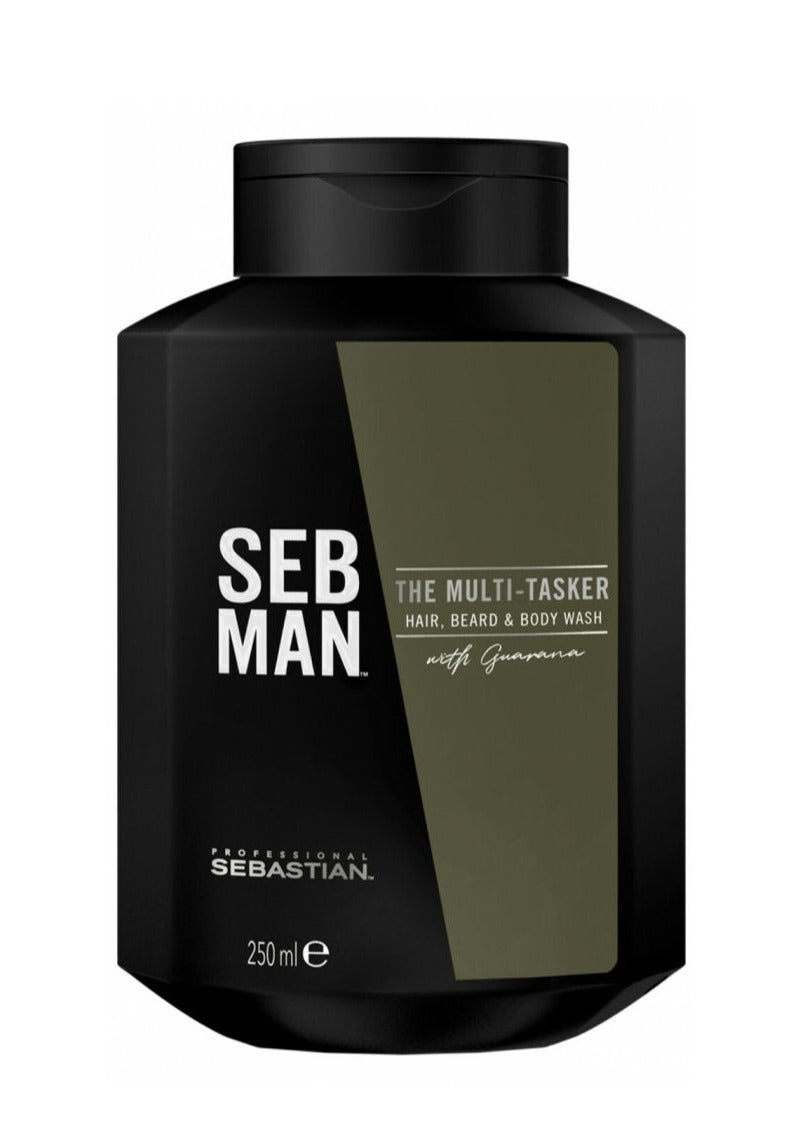 Sebastian Seb Man The Multi-Taker Hair, Beard & Body Wash 250ml - Salon Warehouse