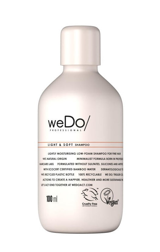 weDo LIGHT & SOFT SHAMPOO 100ML - Salon Warehouse