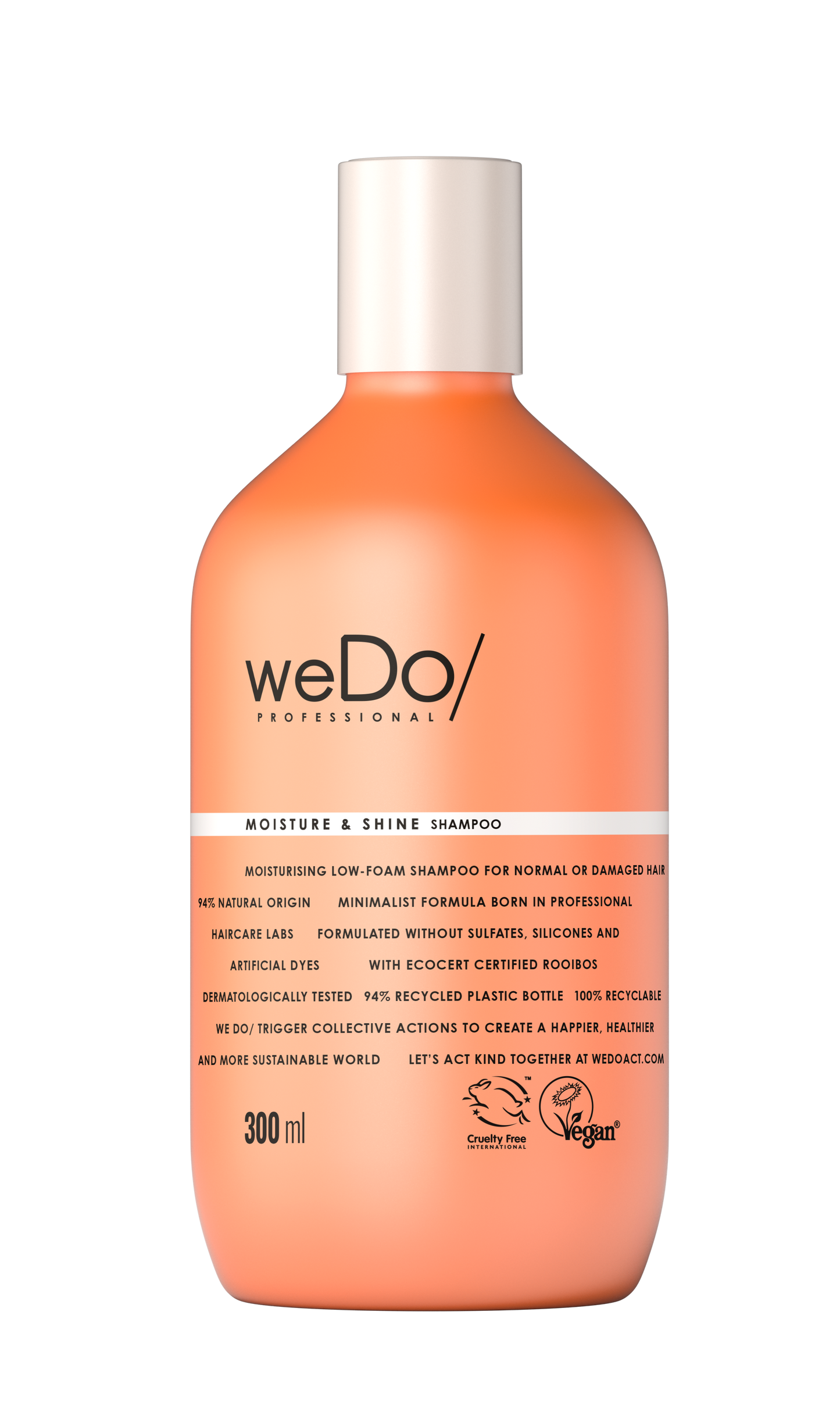 weDo MOISTURE & SHINE SHAMPOO 300ML - Salon Warehouse