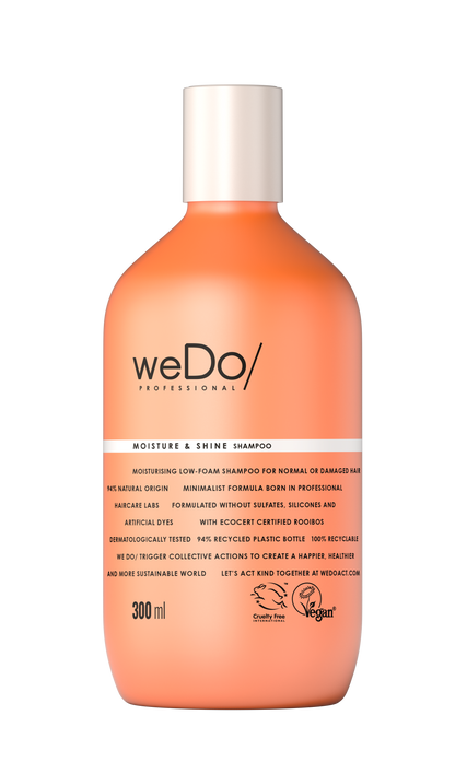 weDo MOISTURE & SHINE SHAMPOO 300ML - Salon Warehouse