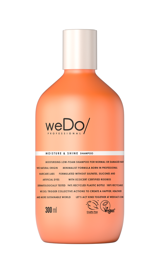 weDo MOISTURE & SHINE SHAMPOO 300ML - Salon Warehouse