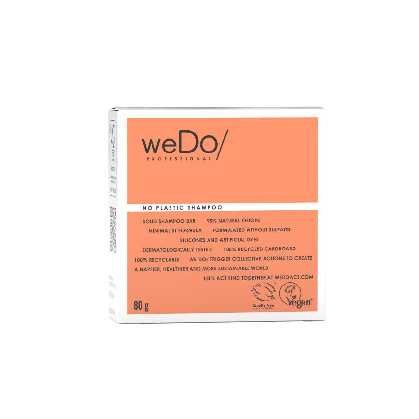 weDo NO PLASTIC SHAMPOO BAR 80G - Salon Warehouse