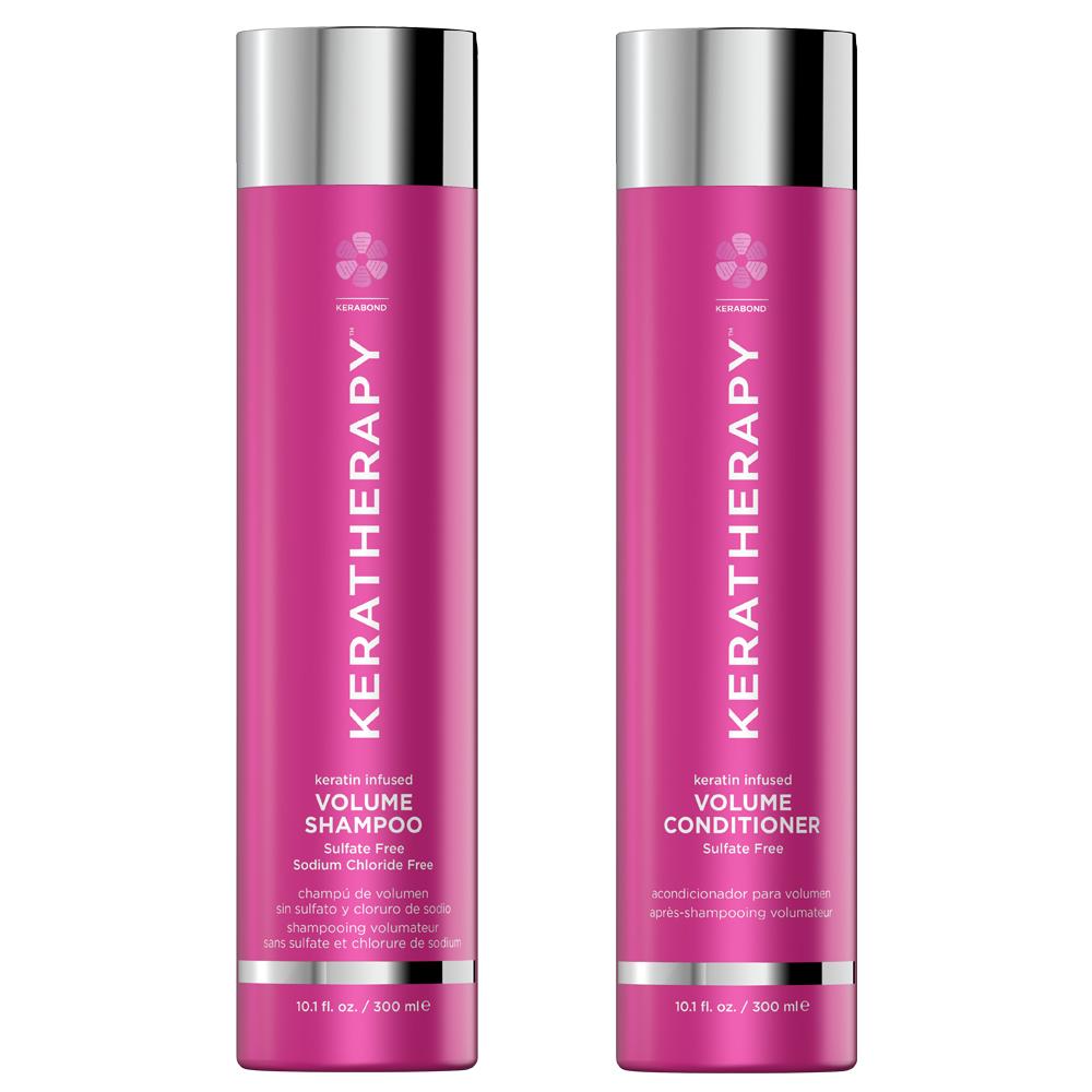 Keratherapy Volume Shampoo & Conditioner Duo 300ml - Salon Warehouse