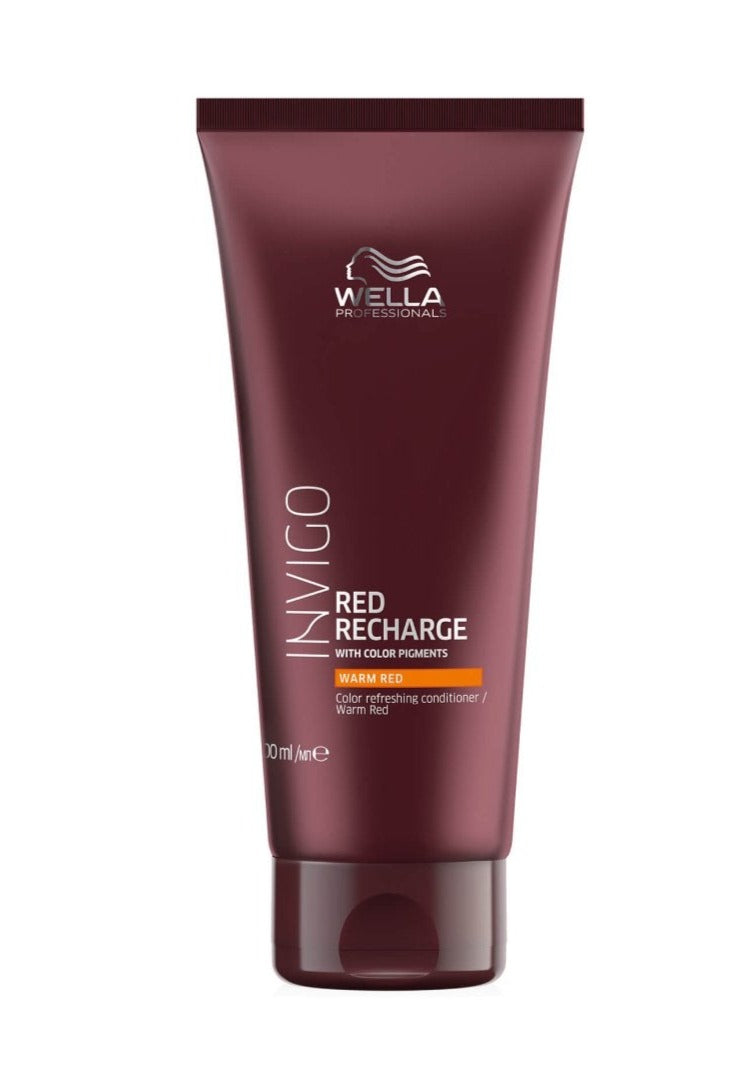 Wella Color Recharge Invigo Conditoner 200ml (Warm Red) - Salon Warehouse